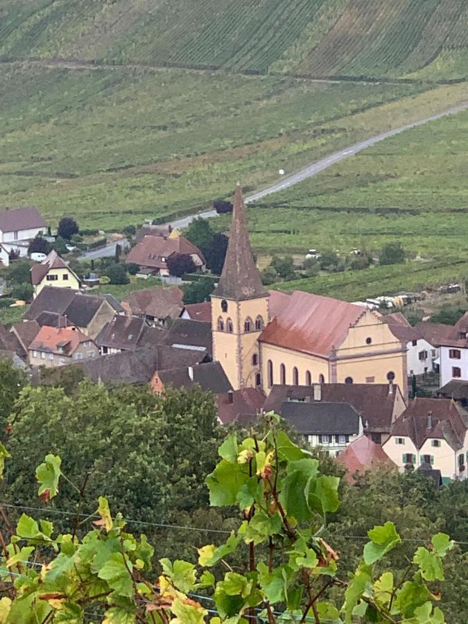 Gite Du Clocher Dans Ancienne Maison Du Vignoble Niedermorschwihr Exterior foto